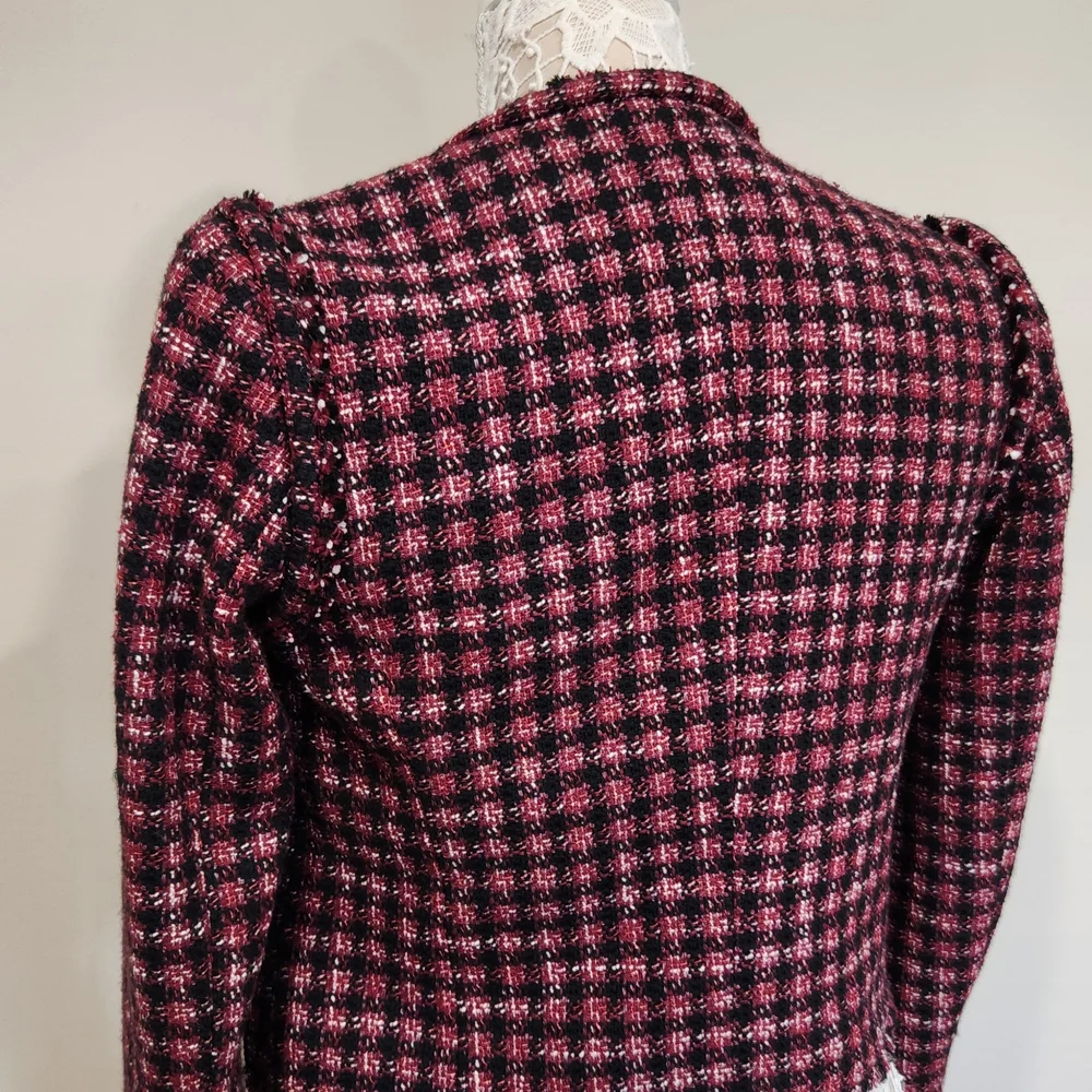 Hugo Boss Red and Black Tailored Blazer - Picture 6 of 15